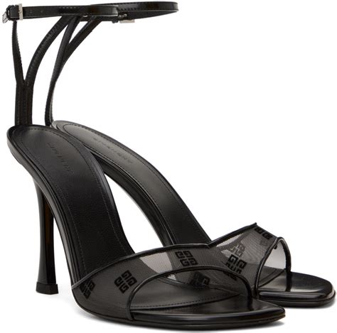 givenchy floral sandals|givenchy black 4g heeled sandals.